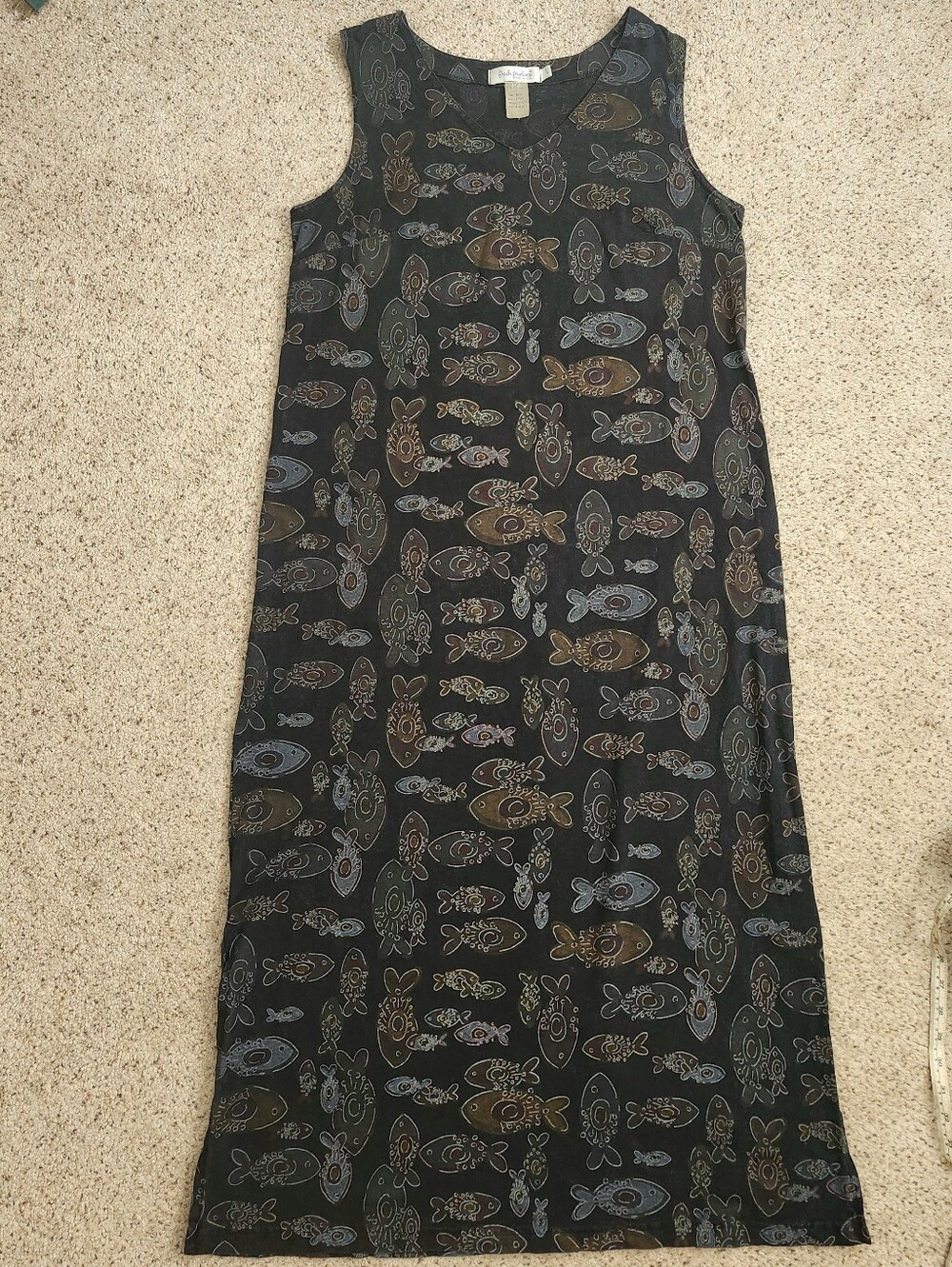 Fresh Produce Fish Printed Maxi Dress - Picture 5 of 10